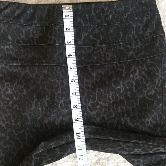 Jolt Leopard Print High-Waisted Legging Pant S Black Gray - Picture 15 of 16